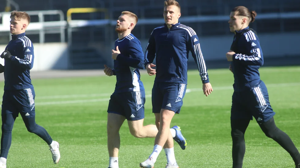 Jóhannes Kristinn Bjarnason, Dino Salihovic, Marco Lund och Eman Markovic.