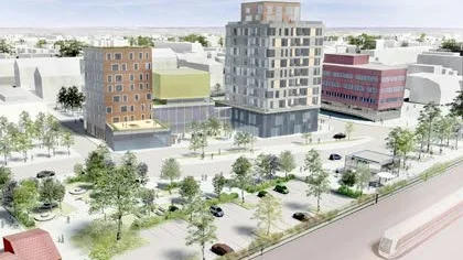 Kvarteret Virkesladan, Knivsta centrum