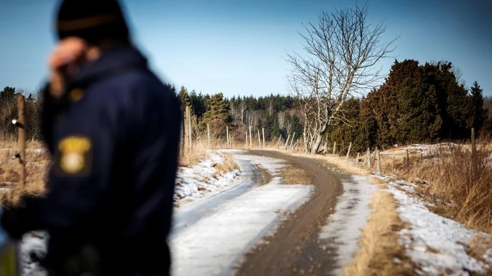 Mordet ägde rum väster om Uppsala.