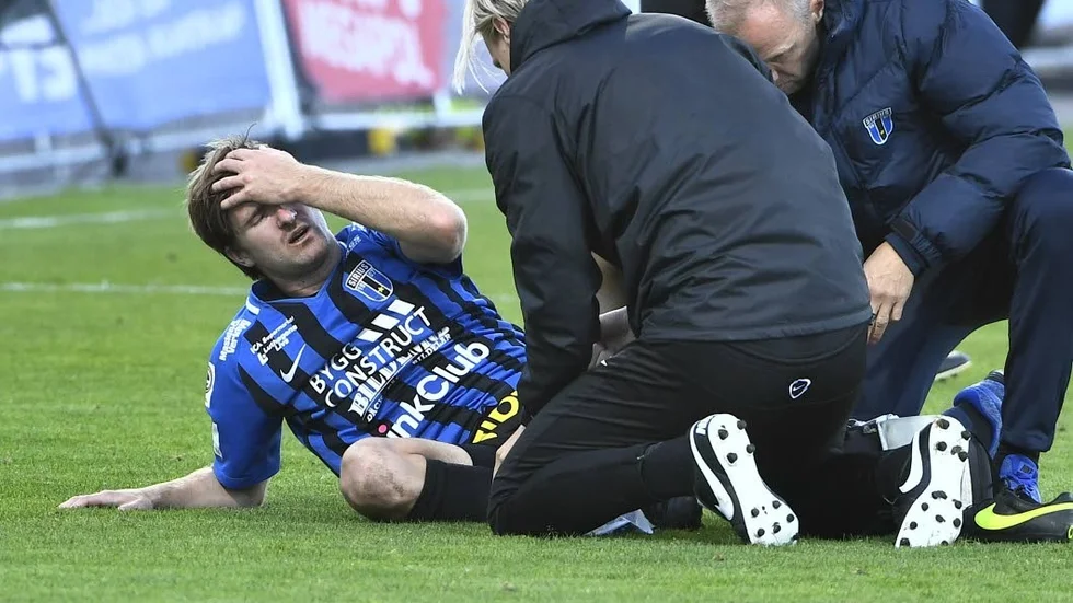 Arvidsson skadade sig mot Östersund.