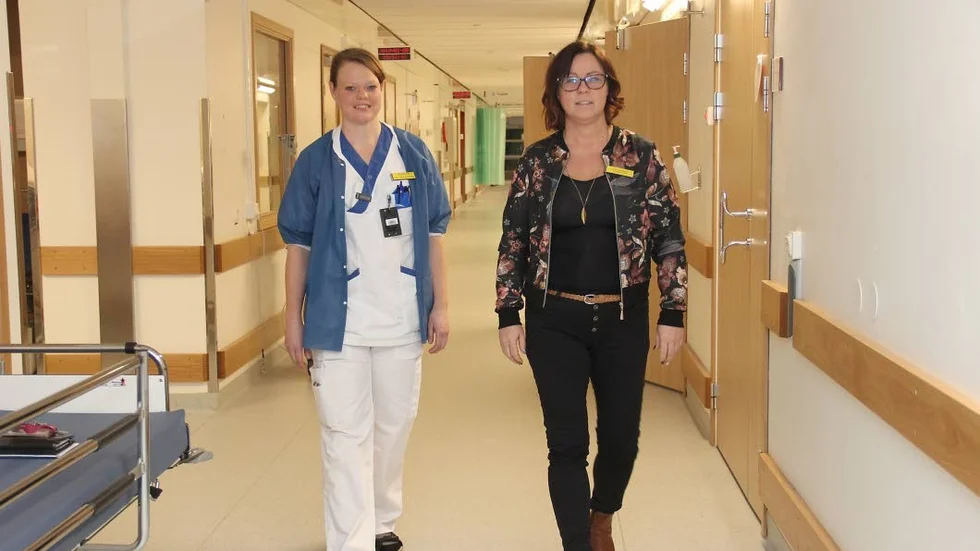 Veronica Sjöholm-Näktergal  tog hand om de isolerade patienterna efter Anne Johanssons och chefläkarens beslut att stänga akutmottagningen.