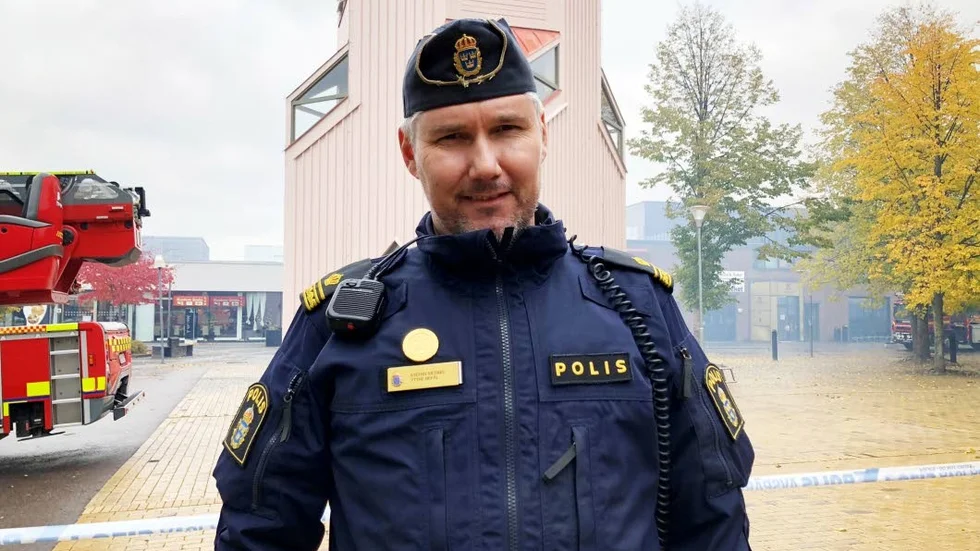 Stefan Siesing, yttre befäl hos Uppsalapolisen.