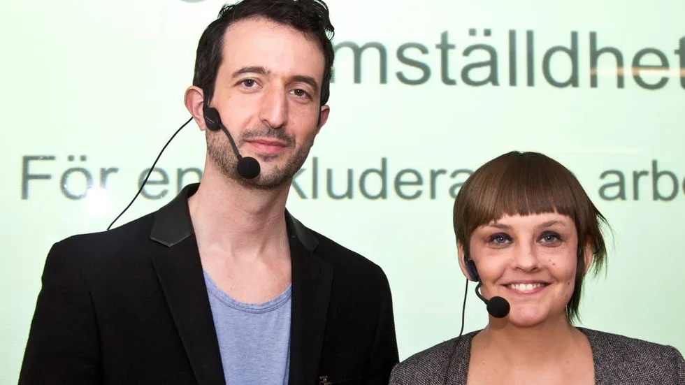 David Flato och Maria Hulth ska lära Knivstaföräldrar om nyttan med jämställdhet.