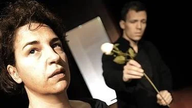 Den bergtagna. Victoria Benedictssons pjäs sattes upp 2008 av Teater Galeasen och Strindbergs Intima teatern och var en av 15 utvalda föreställningar på teaterbiennalen i Borås.