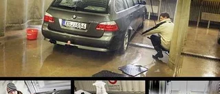 En förmiddag i biltvätten