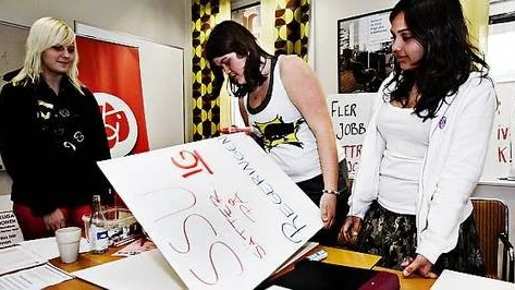 Sanna Eliasson, Emilia Friberg och Isabell Zaza. Foto: Tor Johnsson