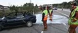 Två skadade i trafikolycka