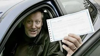 Håkan Carlsson som parkerat sin bil på Geijersgatan blev lättad när han tittade närmare på p-boten.