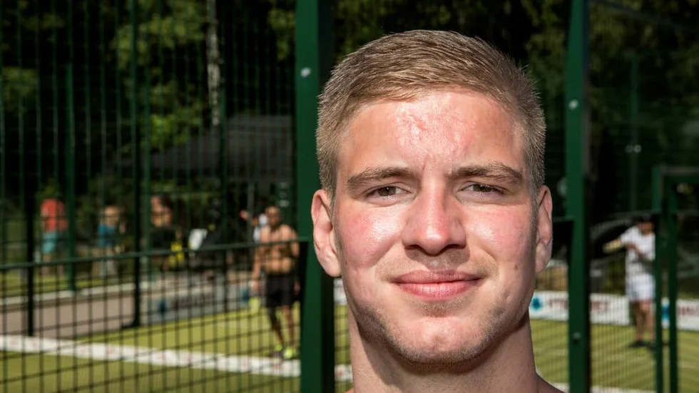Odin Lindell stämde Uppsala Basket. Nu tränar han med laget igen.