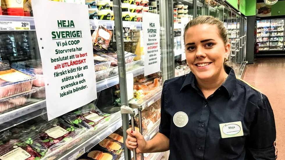 "Vi räknar med att komma i kontakt med fler bönder som behöver hjälp", säger Maja Höglund på Coop Konsum i Storvreta..