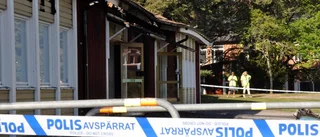Skolbrand misstänks ha startat i sandlåda