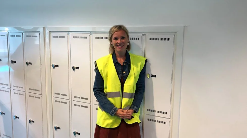 Utbildningsnämndens ordförande, kommunalrådet Carolina Hoffstedt (S), är glad över den nya skolan.