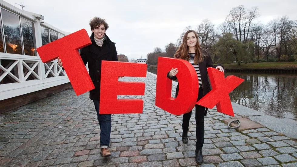 Huvudarrangörerna Johannes Wander och Signe Åfors har jobbat med TEDx Uppsala sedan i februari och har höga förväntningar inför lördagens event.