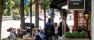 Uteserveringarna ökar i Uppsala