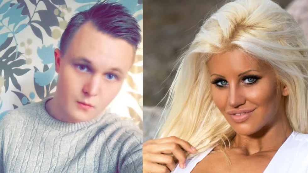 Uppsalakillen Rasmus Gozzi gör ny låt tillsammans med modellen Sandra Reiche.
