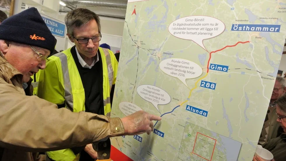 Mörklagt. Pengarna borde ha räckt till belyst pedlarparkering och gångtunnel, en synpunkt Jan Adén framförde till Trafikverkets Christian Mineur.