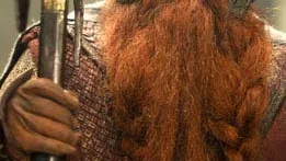 "Gimli", argsint på film, snäll i verkligheten.