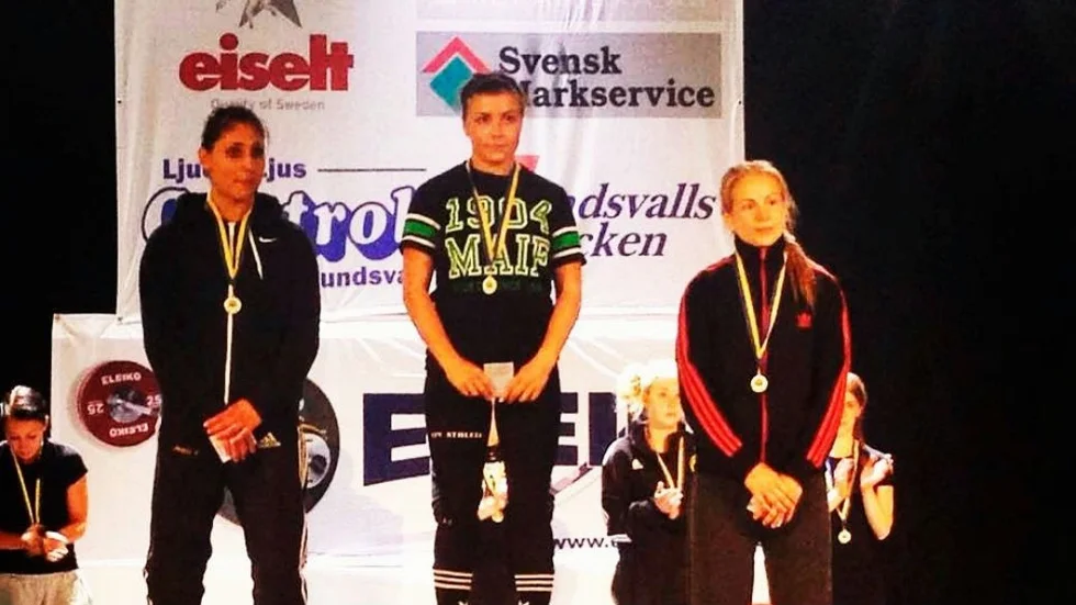 Pallplats. Linda Arngården tog brons i sitt första SM.