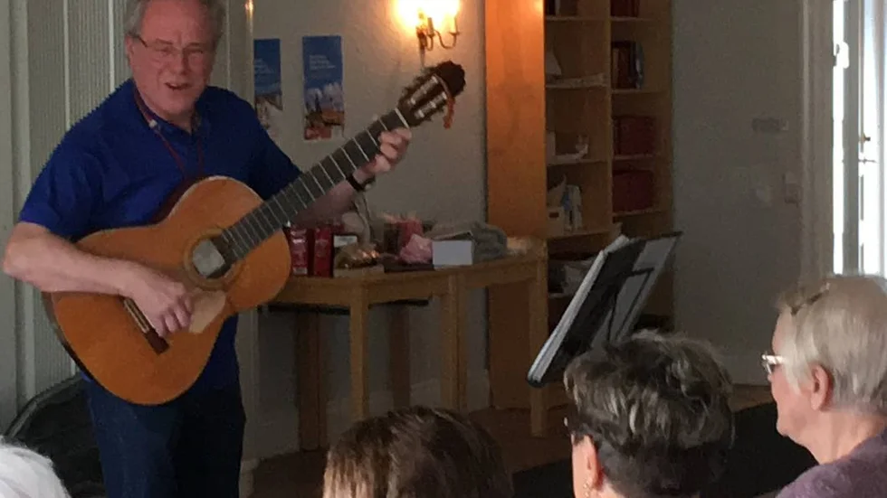 Sigurd Granström stod för underhållningen.