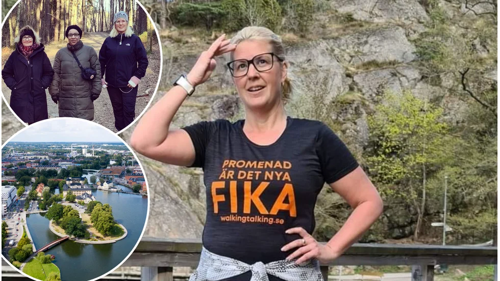 "Promenad är det nya fika" är företaget Walking talkings slagord. I skrivande stund har promenadappen knappt 30 000 nedladdningar i Sverige, berättar skaparen Therese Ericsson. 