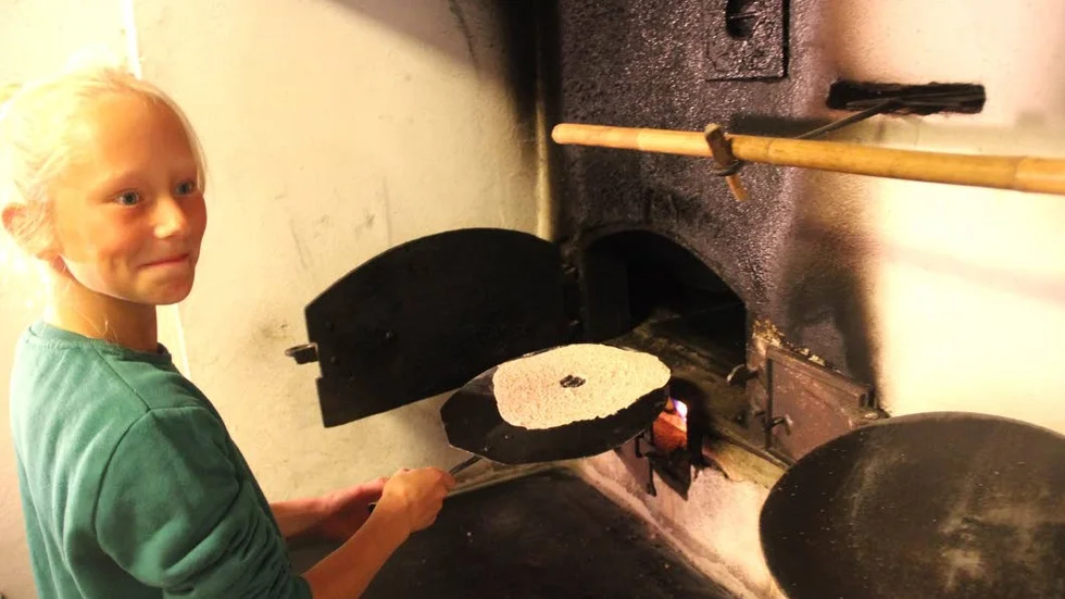 Här är det dags at grädda brödet för Rut Camitz.