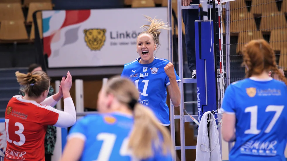 Stefanie Weiler, ännu en gång, en poängsuccé för LVC. 17 poäng blev det idag.
