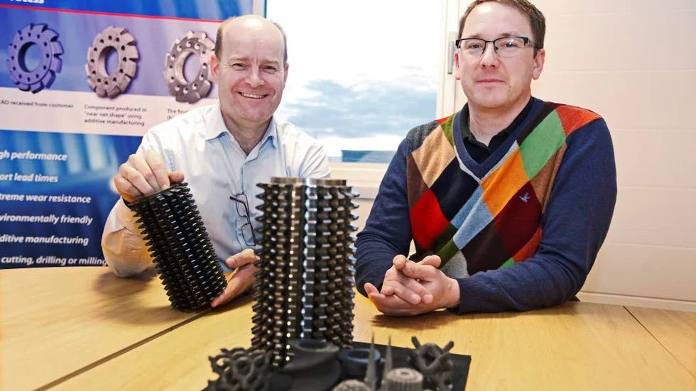 Innovation. Stålmännen Martin Nilsson och Ulrik Beste är två av grundarna till VBN Components som gör stål med en helt ny teknik.