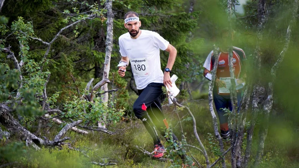 Skogsvan. Thierry Gueorgiou under O-Ringen 2016 som avgjordes i Sälen.