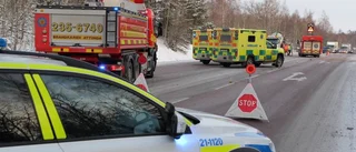 En skadad i kollision med buss