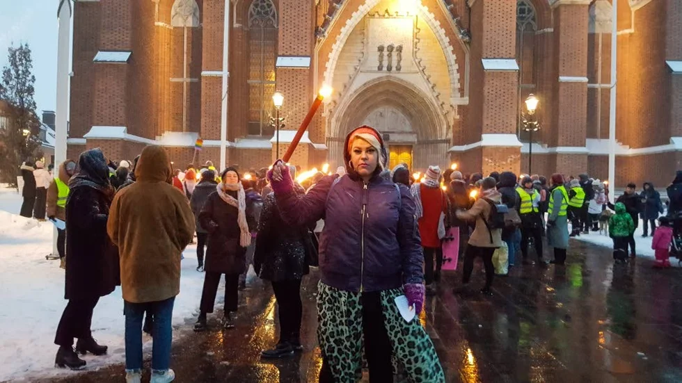 Uppsalas feministikon Karin Kajjan Andersson är journalist och samhällsdebattör.