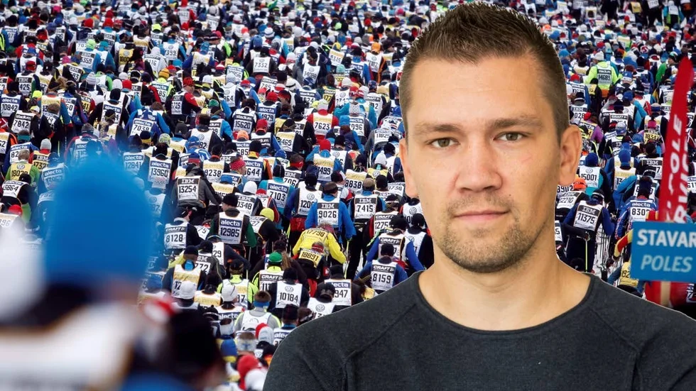 "Ett par mil i elljusspåret i Östhammar och några i Gimo tyckte jag borde ha räckt. Så jäkla korkad man var", skriver Mathias Rutegård.