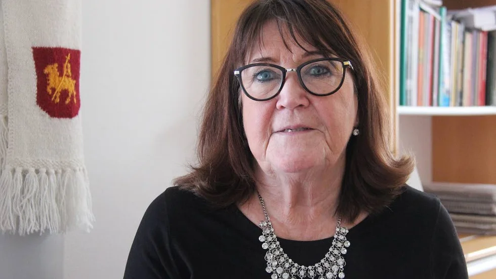 Tar upp Skeppet. Agneta Hägglund (S) ser gärna ett nytt föreningshus som ersättning för Skeppet här i området.