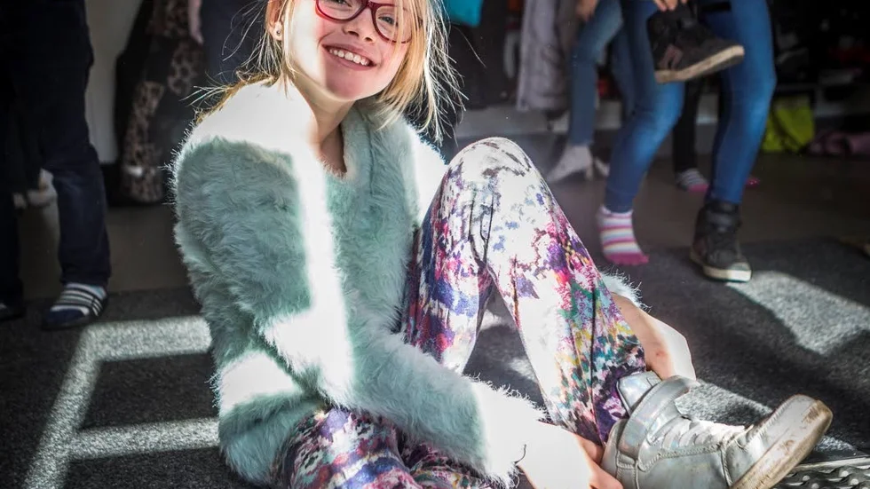 Freja Östberg, 9 år.