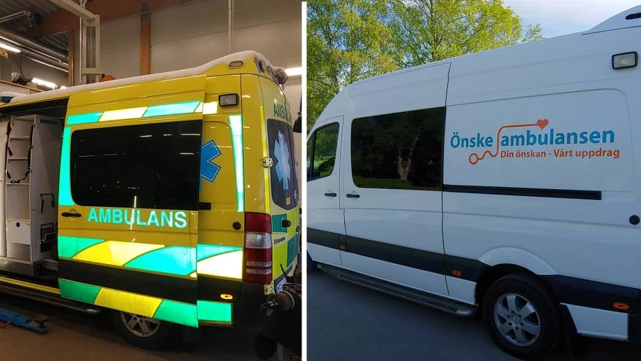 När samhällets resurser inte räcker till ska önskeambulansen i Uppsala ska ge sjuka personer möjlighet att exempelvis besöka bröllop, dop och födelsedagar.