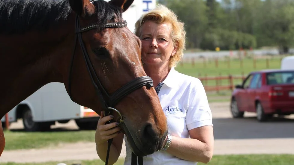Tillbaka. Gunilla Byström, Enköpings ridklubb, gör comeback i landslagssammanhang under 2018.