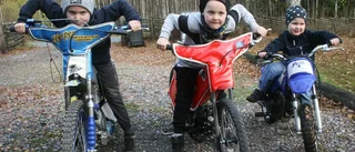 Här är brödratrion som gillar motorer!