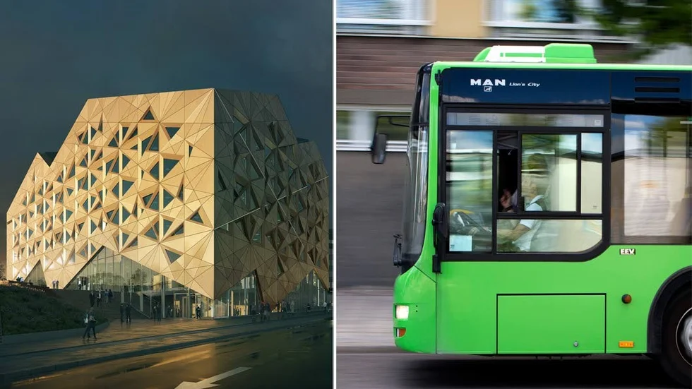 Med anledning av byggnationen av Juvelen ska det grävas vid Stationsgatan. Därför får bussarna inte köra där.