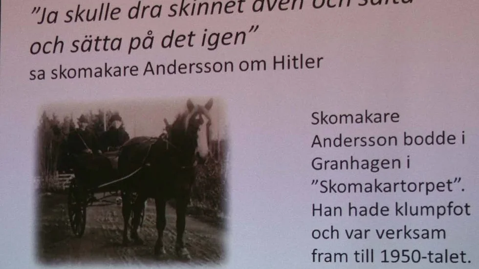 Bildspel. De många berättarkvällar som genomförts i ­Biskopskulla blev till ett vackert bildspel om minnen, ­människor och händelser i socknen.