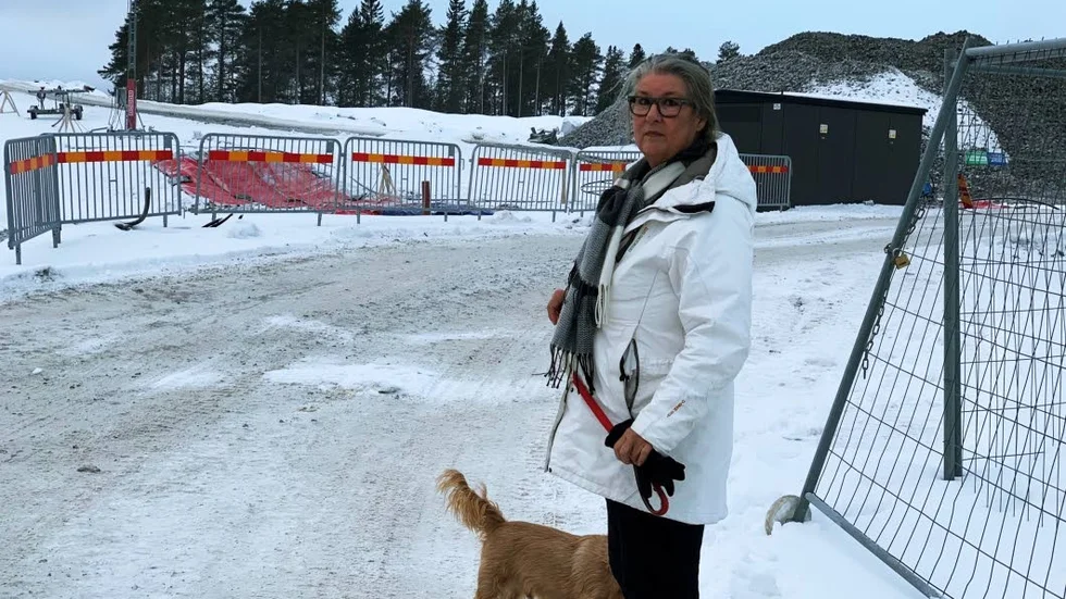 Lena Strand är pensionär – hon tycker att ljudet från stenkrossen är det som låter mest.