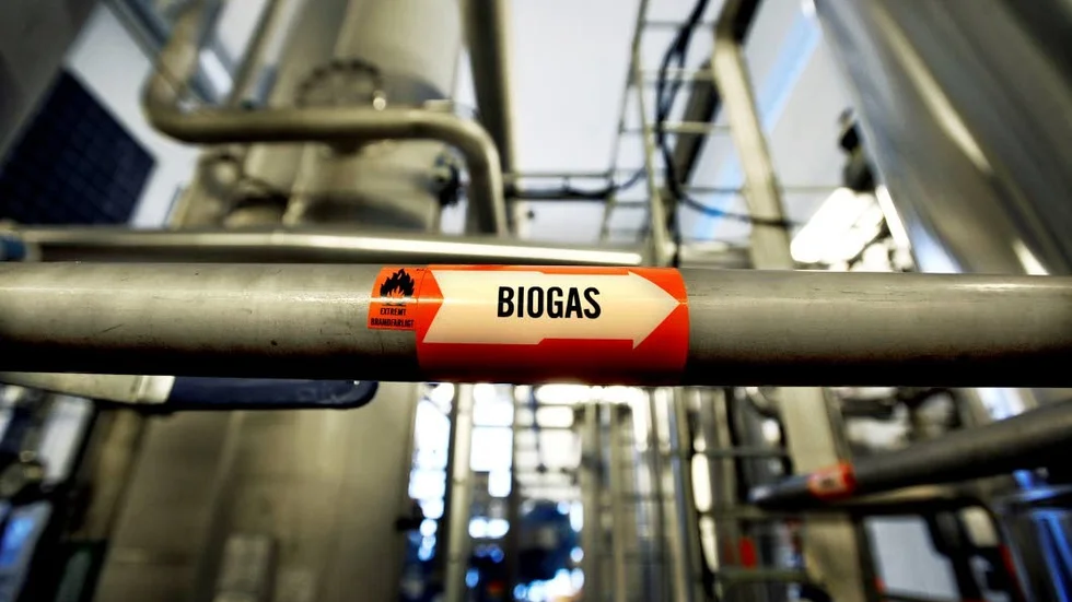 Matavfallet körs sedan till Boden där det omvandlas till biogas.
