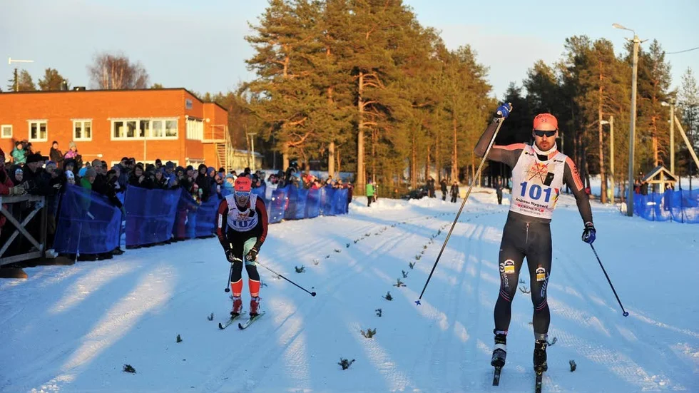 Andreas Nygaard spurtslog Öyvind Moen Fjeld för tredje gången i rad när Nordenskiöldsloppet avgjordes.