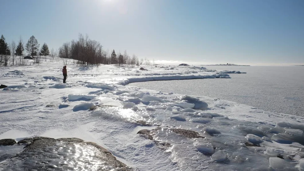Vitfågelskär vid Småskär är den här bilden tagen vid.