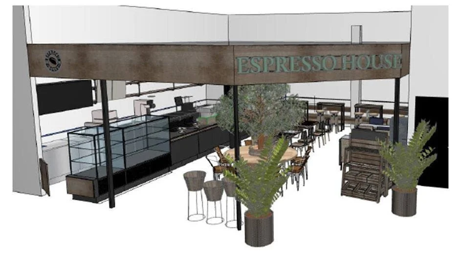 Så här kommer Espresso House nya fik se ut.