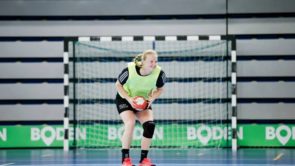 Andrea Johansson och Boden Handboll har en bra känsla inför söndagens match mot Kungsälv.