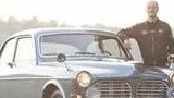 Lars Esselius med sin Volvo Amazon 123 GT.