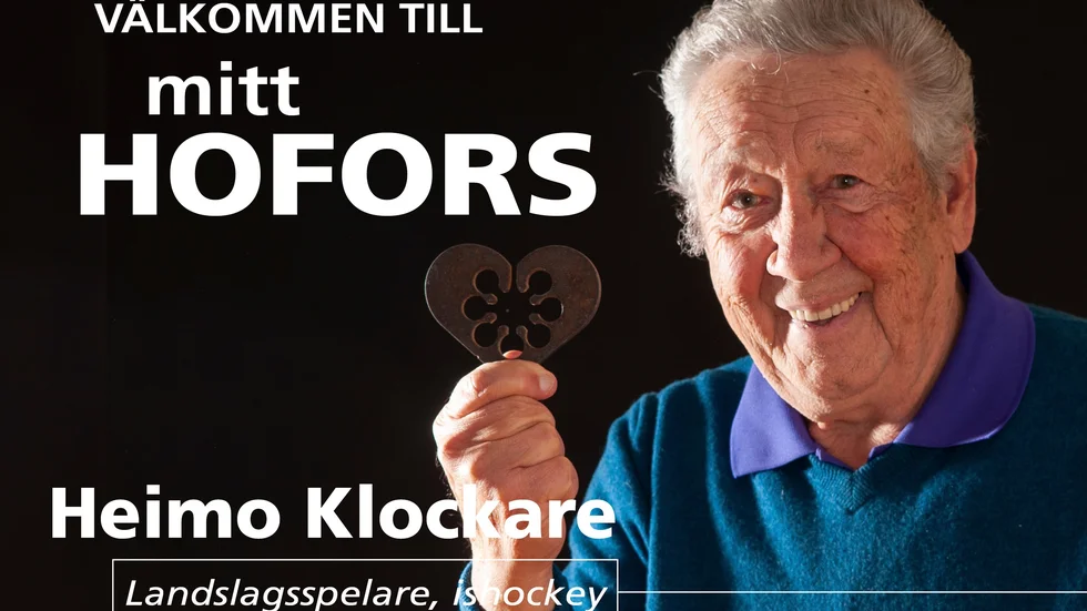 Hoforssonen Heimo Klockare har bland annat vaktat målet i Tre Kronor och vunnit två SM-guld med Brynäs. 