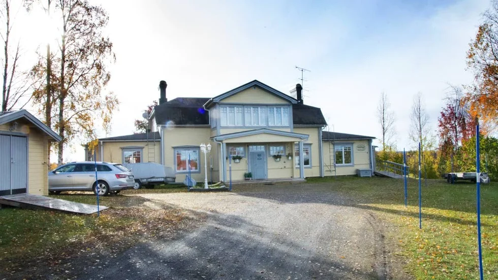Landshövdingen David Hanséns bostad under 1800-talet var en av kyrkbyns större byggnader.