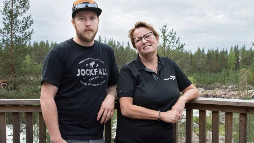 Robin Landin och Ann-Sofie Landin, Jockfall.