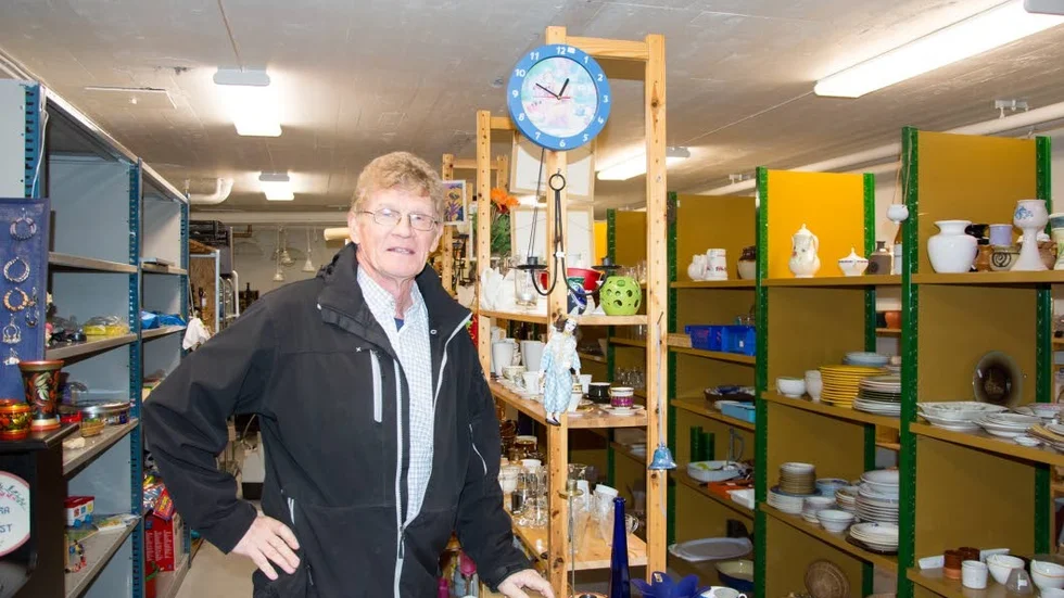 Loppisen på Kronan ger medlemmarna en chans att göra något meningsfullt, enligt Rolf Viklund.