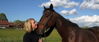 Susanne började rida innan hon lärde sig gå